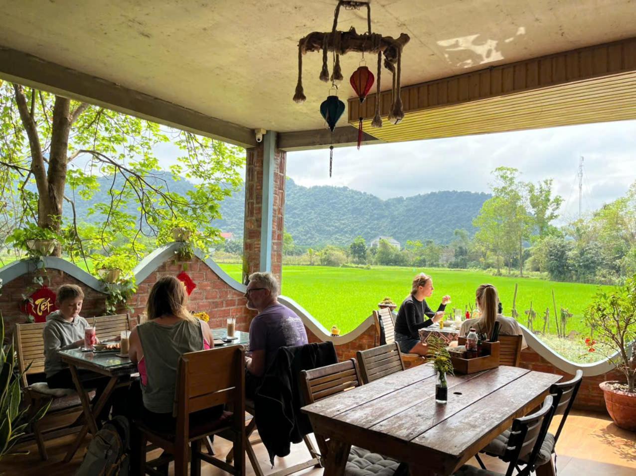 An An Homestay Bungalow Phong Nha Exterior foto