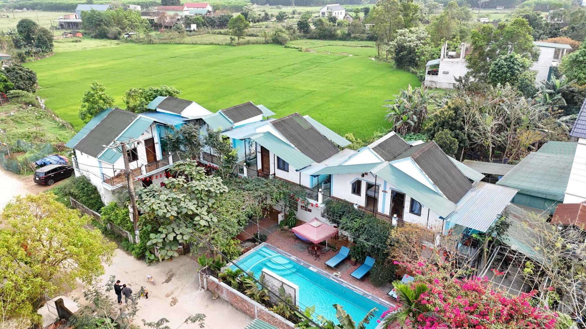 An An Homestay Bungalow Phong Nha Exterior foto