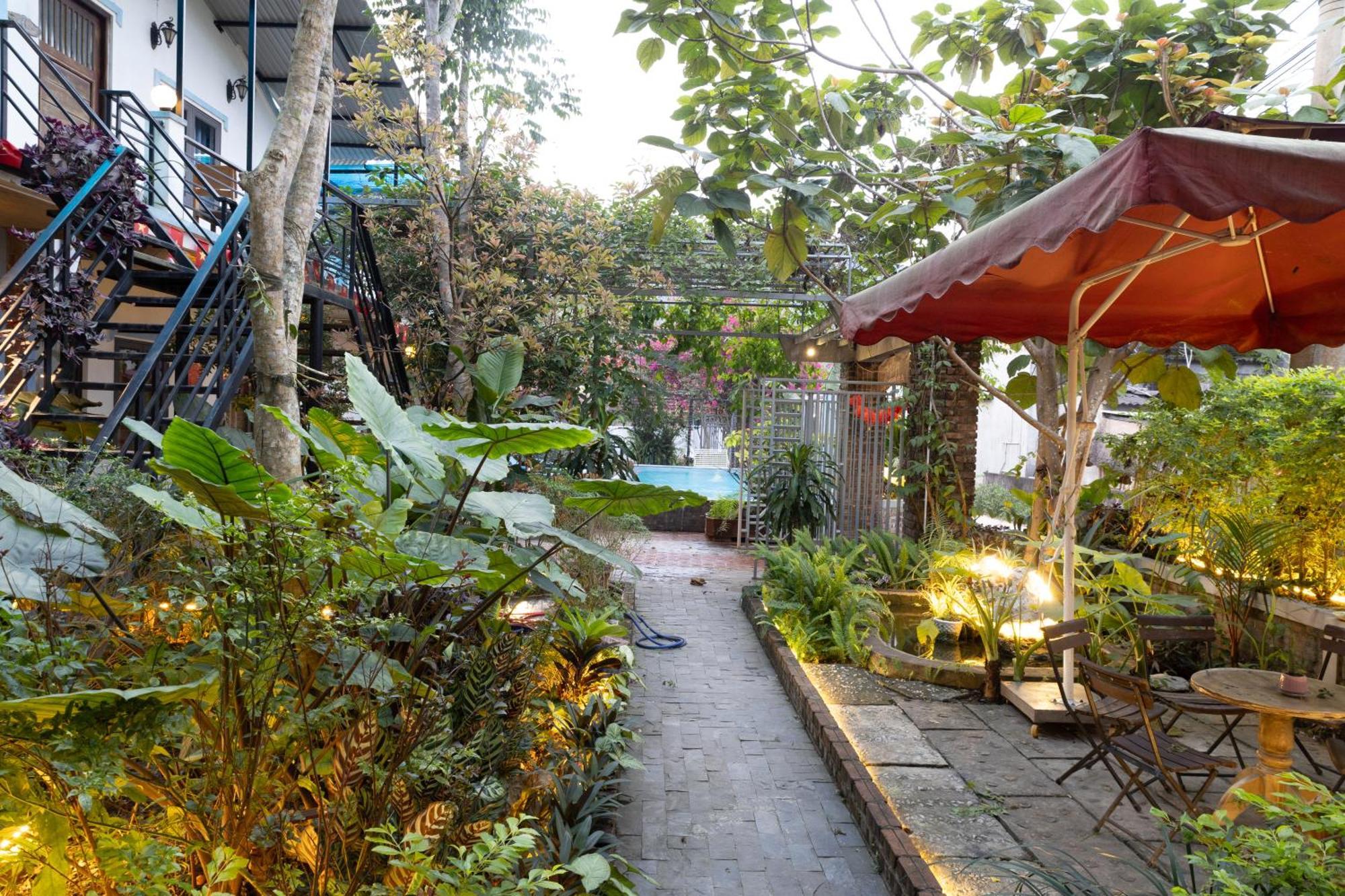 An An Homestay Bungalow Phong Nha Exterior foto
